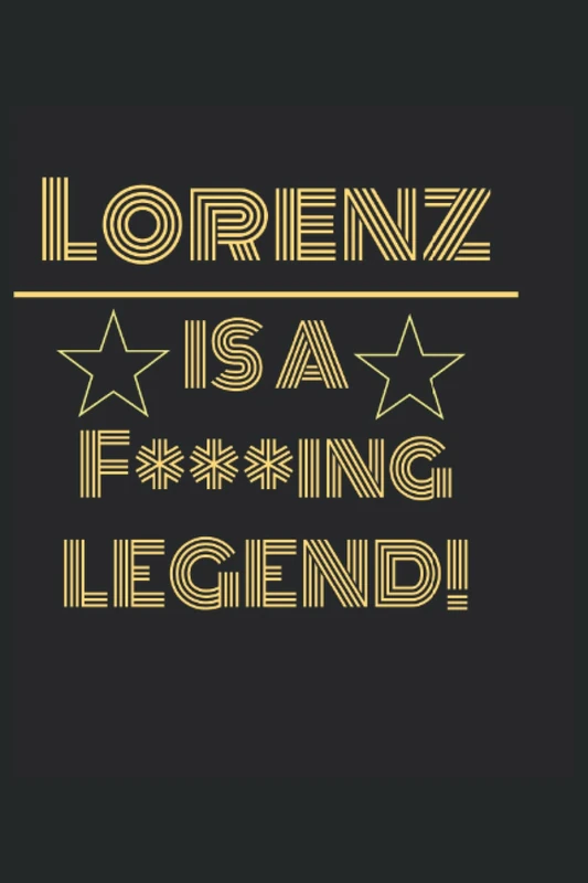 Lorenz Notebook: Organizer | Planner | Journal | 120 Pages