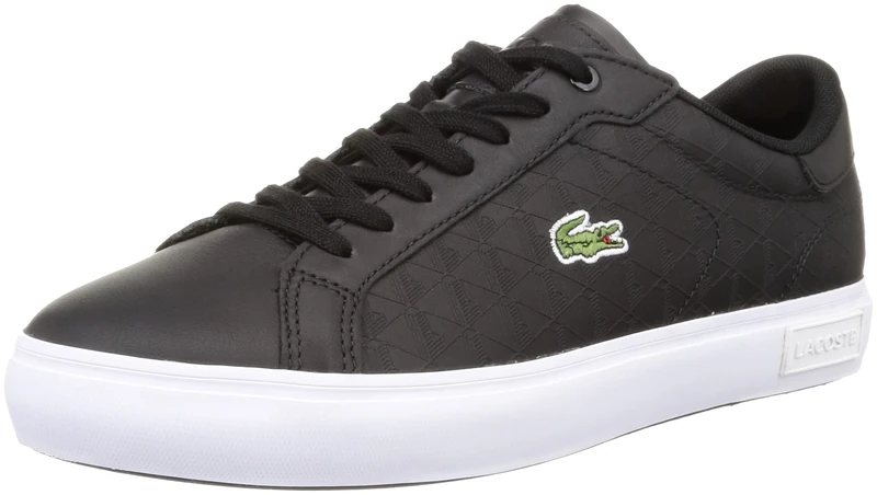 Lacoste Men's Powercourt 222 5 SMA Sneakers, Blk Wht, 6 UK