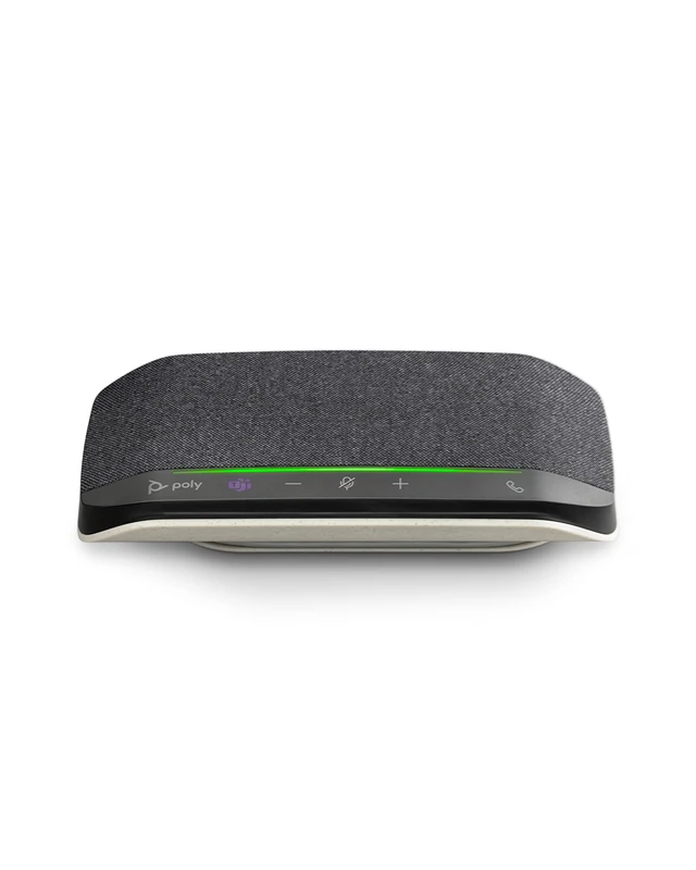 Poly Sync 10 USB Speakerphone - Two-In-One Portable Speaker for Audio/Video Conference Calls & Music - USB Powered - Microsoft Teams, Zoom & Google Certified - Dual-Mic, Full-Duplex Audio