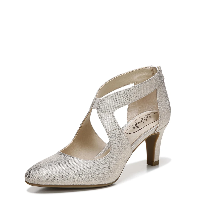 LifeStride Women's Giovanna 2 Pump, Platino, 9 UK