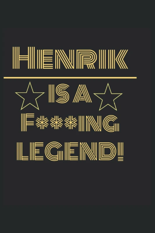 Henrik Notebook: Organizer | Planner | Journal | 120 Pages