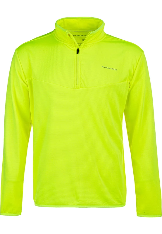 ENDURANCE Zigzag Ledger Shirt Safety Yellow L
