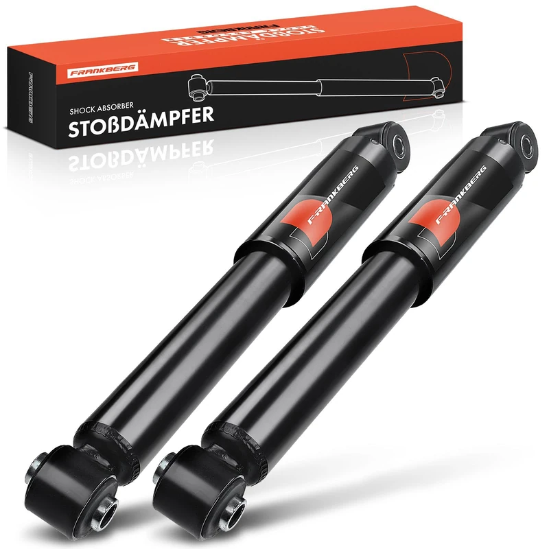 Frankberg 2x Shock Absorber Strut Rear Left Right 365mm Gas pressure Compatible with 500 312 500C/595C/695C 500 C 312 Replace# 313992,343488