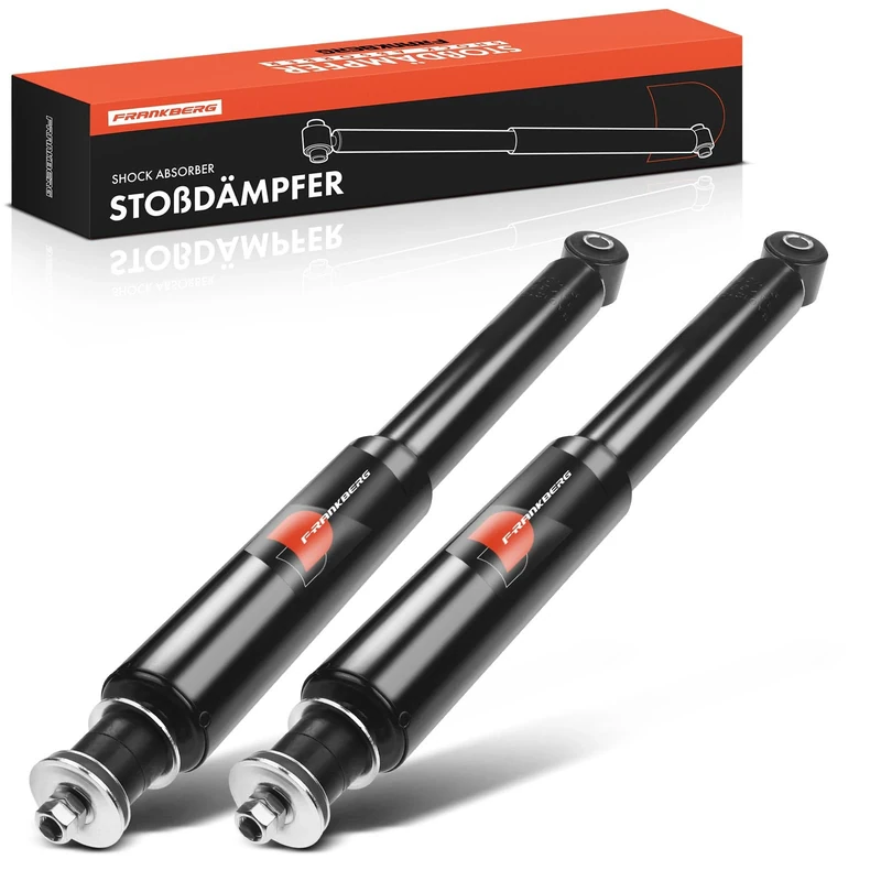 Frankberg 2x Shock Absorber Strut Rear Left Right 465mm Gas pressure Compatible with Grand Vitara I FT HT X-90 EL Vitara ET TA TD Replace# 230048,343247