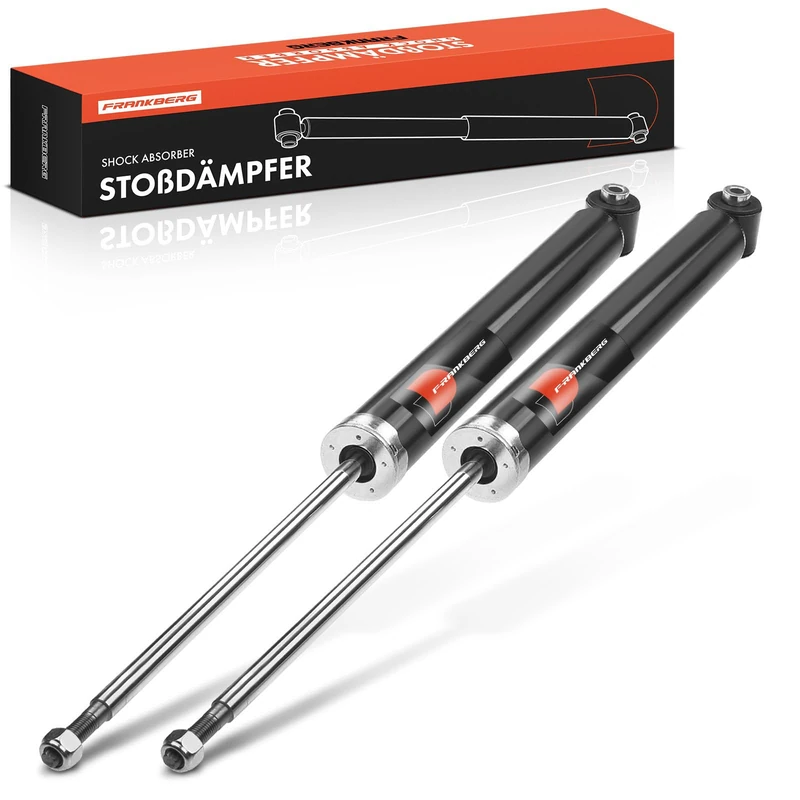 Frankberg 2x Shock Absorber Strut Rear Left Right 637mm Gas pressure Compatible with 307 Break 3E 307 CC 3B 308 SW I 4E 4H C4 II NC Replace# 344408,5206EZ