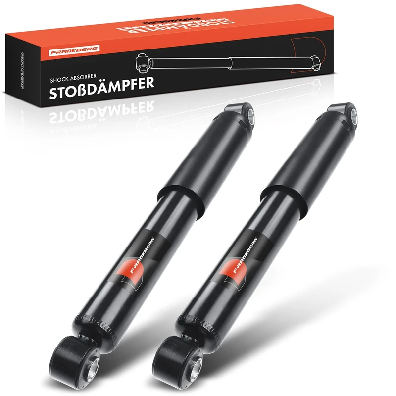 Frankberg 2x Shock Absorber Strut Rear Left Right 465mm Gas pressure Compatible with Ducato Box 250 Ducato Bus 250 Boxer Bus Replace# 345700,1355822080