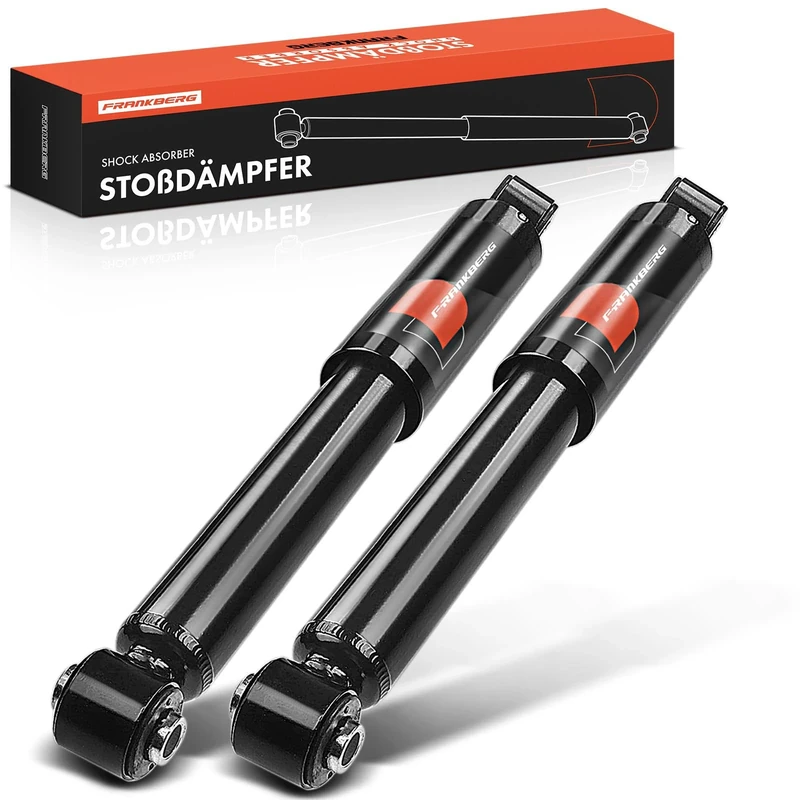 Frankberg 2x Shock Absorber Strut Rear Left Right 365mm Gas pressure Compatible with 500 312 KA RU8 500C/595C/695C 500/595/695 169 Replace# 343486,1672372