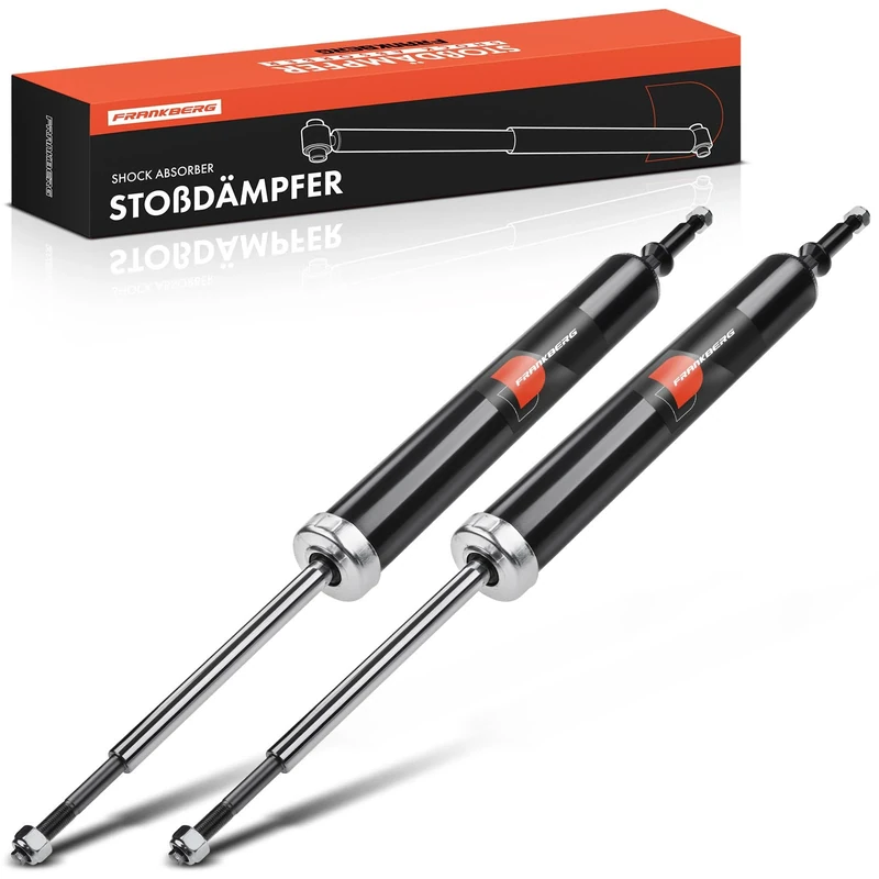 Frankberg 2x Shock Absorber Strut Rear Left Right 560mm Gas pressure Compatible with 1 Series E81 3 Series Touring E91 1 Series E87 1 Series Cabriolet E88 Replace# 349041,310984