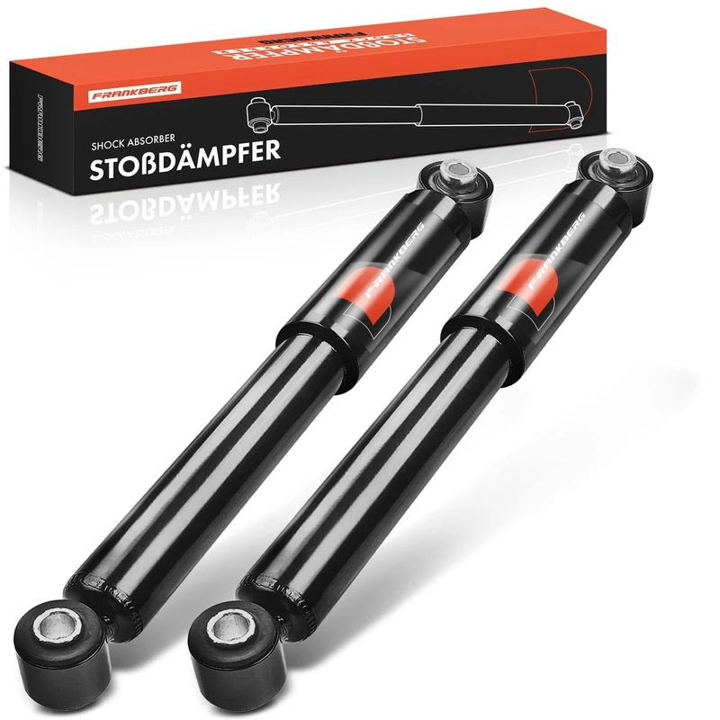 Frankberg 2x Shock Absorber Strut Rear Left Right 404mm Gas pressure Compatible with Zafira A MPV T98 Meriva X03 Combo Box/MPV Replace# 23915,343308