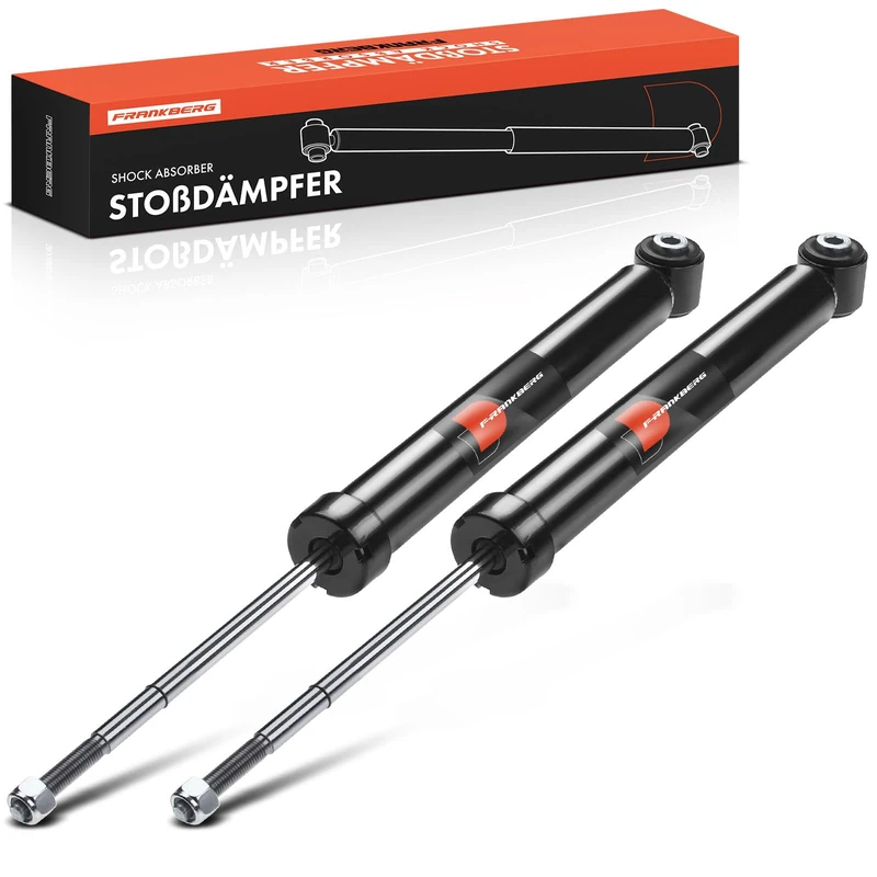 Frankberg 2x Shock Absorber Strut Rear Left Right 577mm Gas pressure Compatible with L.u.p.o 6E1 6X1 APink 6H1 Replace# 343309,556275