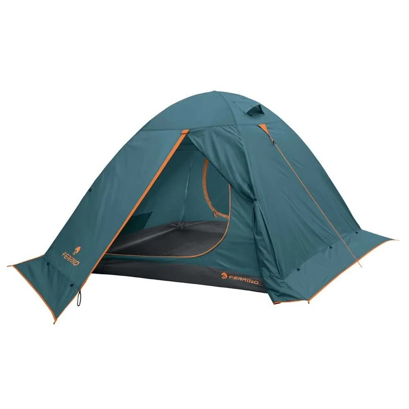 Ferrino 3 Kalahari Tent, 2 Entrances of Which 1 with Mosquito Net Unisex-Youth, Blue