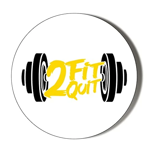 Gift Insanity Gym Motivation Barbell Vinyl Stickers - Pack of 6 - Image 1