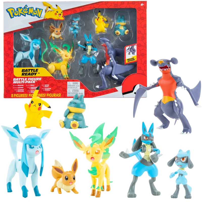 Jazwares Pokemon 8-Pack Sinnoh Region Battle Figures