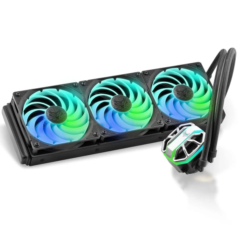 Sapphire NITRO+ S360-A 24cm Liquid Cooling Kit for Processors, Compatible with Desktop, 12V, 3-Pin, 5E+1dB Noise Level - Image 1