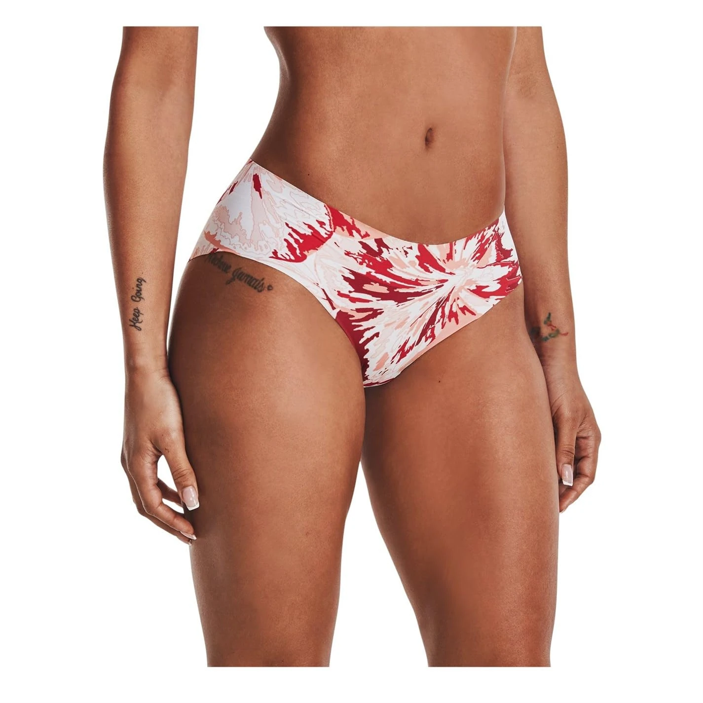 Under Armour Womens 3 Pack Hipster Print Briefs Pink1 XS Burgundy