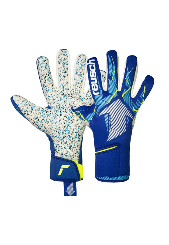 Reusch Professional Goalkeeper Gloves Men Adults Strong Grip 4 mm Professional Adhesive Foam Precise Fit & Stability for Training & Play Artificial Grass & Natural Grass Size 7.5-12 Fastgrip Fusion