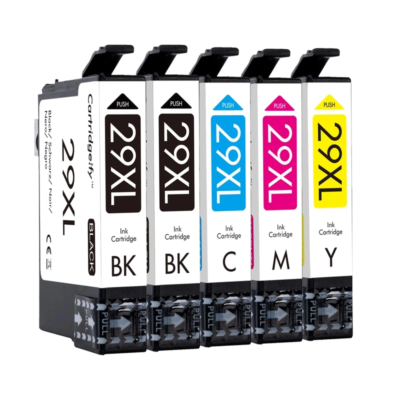Cartridgeify 29 XL Ink Cartridges Compatible with Epson 29 29XL Multipack, for Expression Home XP-445 XP-442 XP-435 XP-432 XP-355 XP-352 XP-345 XP-342 XP-335 XP-332 XP-257 XP-255 XP-247 XP-245 XP-235