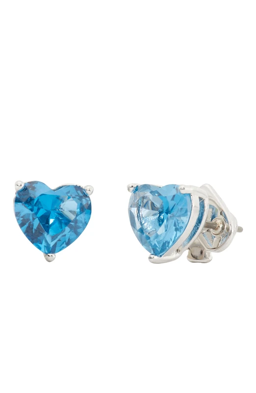 Kate Spade New York Heart Studs, Blue