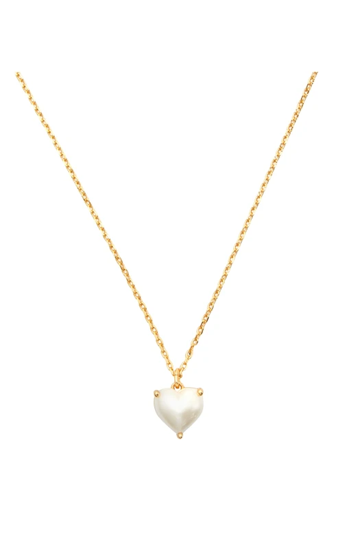 Kate Spade New York June Heart Pendant, Pearl