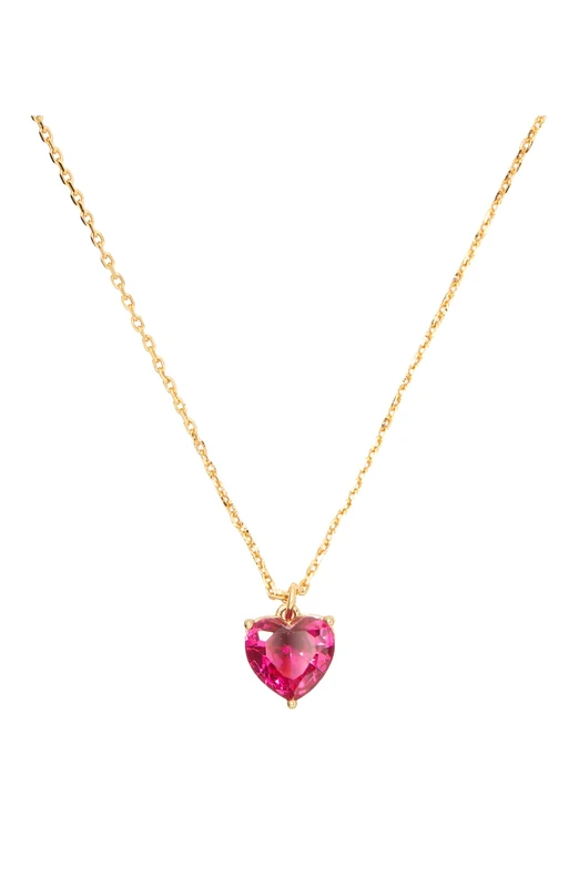 Kate Spade New York July Heart Pendant, Ruby