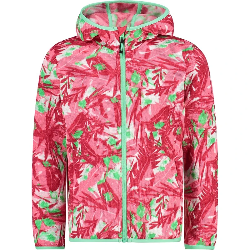 CMP Knit Tech Mélange Fleece Jacket Knit Tech mélange fleece jacket, Man, Peat-Sage, 54 Girls & Girls