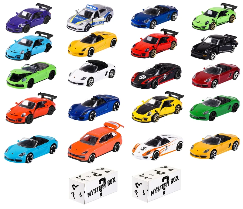 Majorette - Porsche Discovery Pack 20+2-22 Metal Vehicles - Scale 1:64 - Porsche Collection -212058601