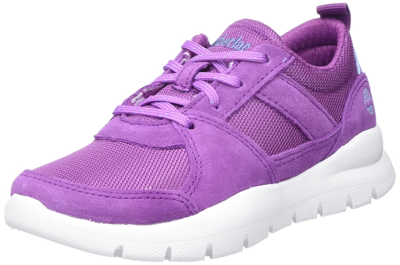 Timberland Pro Unisex Kids Boroughs Project L/F Ox (Youth) Sneaker, Medium Purple Suede, 1.5 UK Child