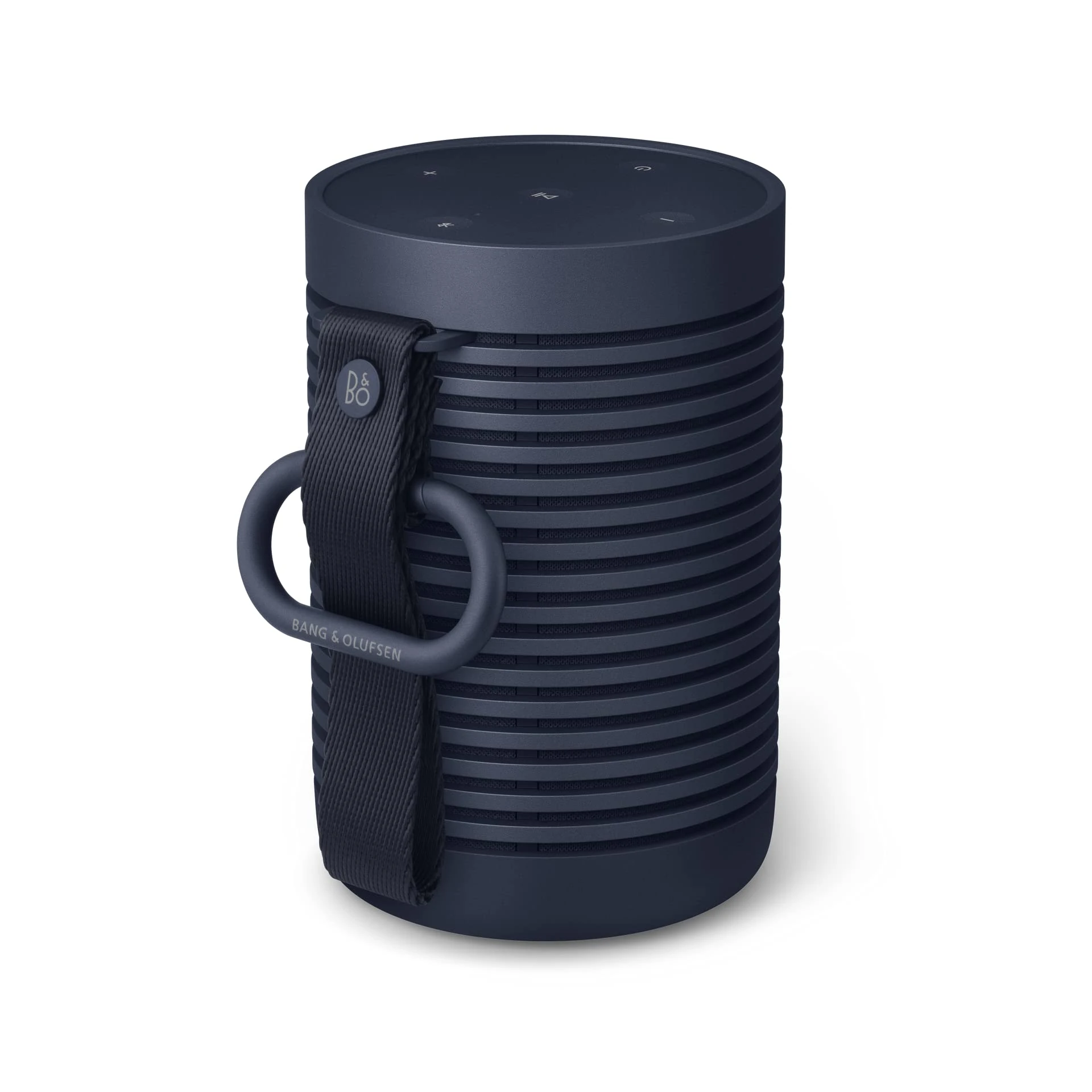 Bang & Olufsen Beosound Explore - High-end Wireless Portable Bluetooth Speaker Loud for Outdoor, Home and Travel, 360 Degree IP67 Waterproof with Playtime Up to 27 Hours - Navy