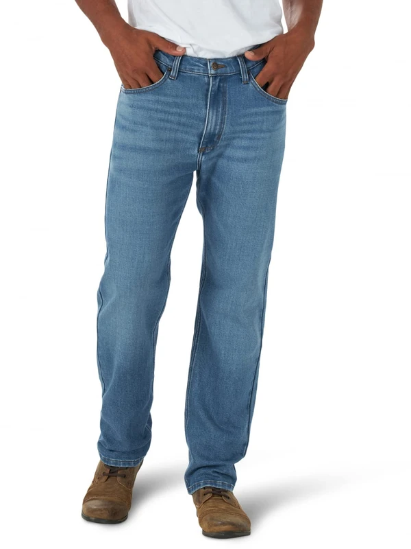 Wrangler Men's Free-to-Stretch Regular Fit Jean, Naval, 34W x 30L