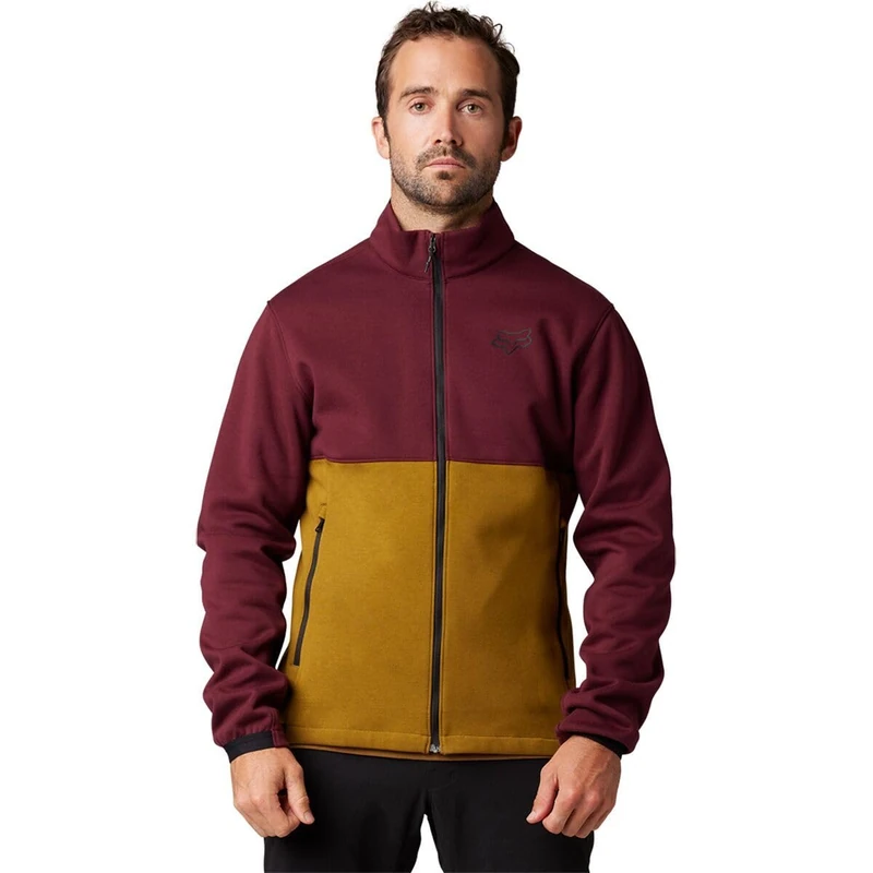 Fox Racing Ranger Fire Fleece Crew Sweater - Purple, Medium - Image 1