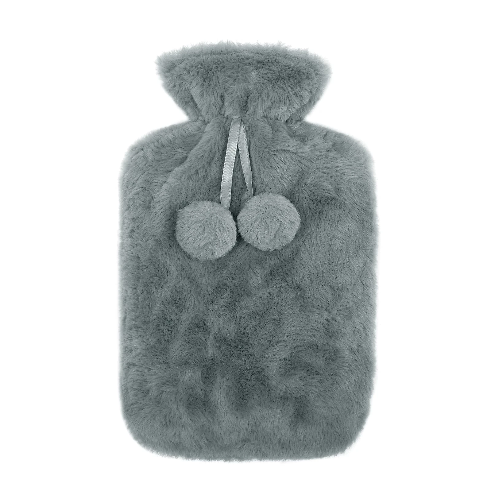 Bakecat Hot Water Bottle Cover Only- 2 L, Grey (Cover Only) Normal Thickness