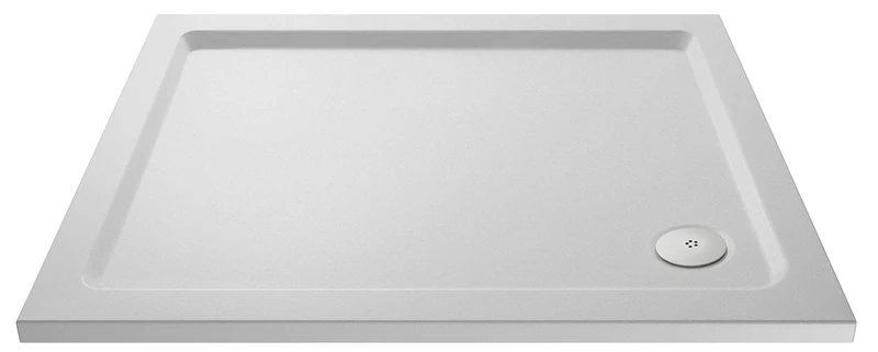 nuie NSR019 Trays Modern Bathroom Slip Resistant Rectangular Shower Tray, 900mm x 1100mm, Matt White
