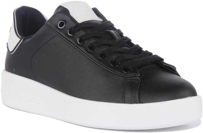 GUESS Women's Rockies Sneaker, Black, 4 UK - Image 1