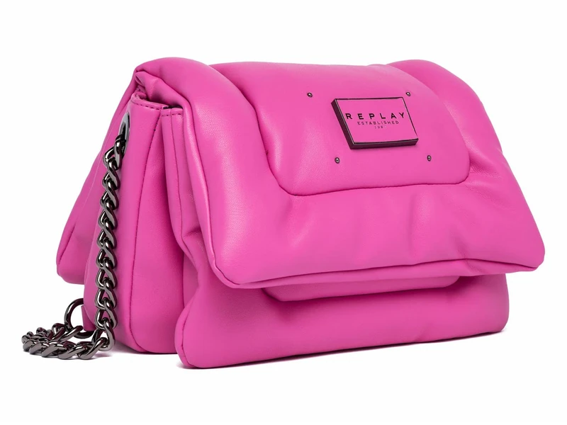 REPLAY Women's Fw3336 Shoulder Bag, 320 Cyclamen Fucsia, L 24 X H 17 X D 9,5 CM