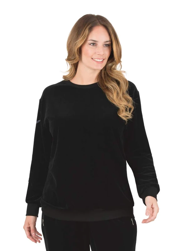 Trigema Nicki Shirt, black, S