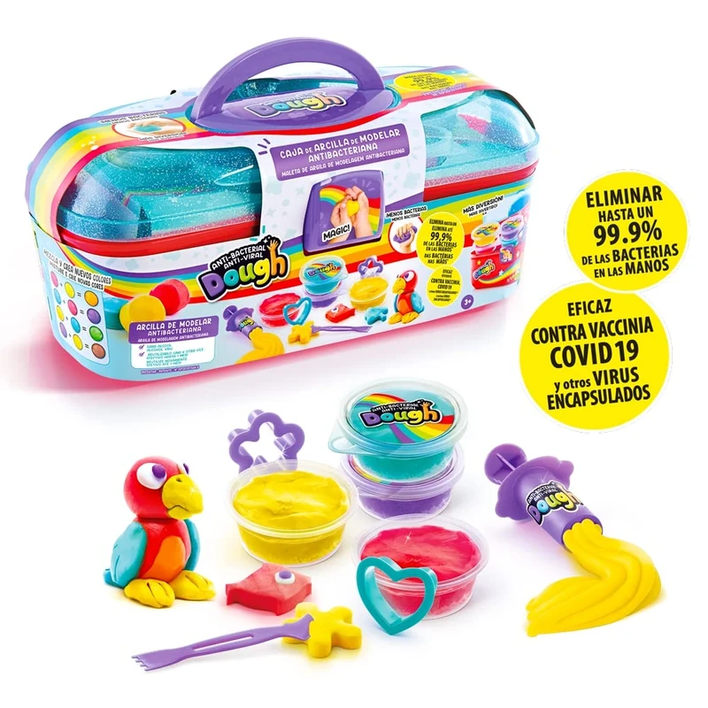 Canal Toys - Case of antibacterial modelling clay SND 002, purple