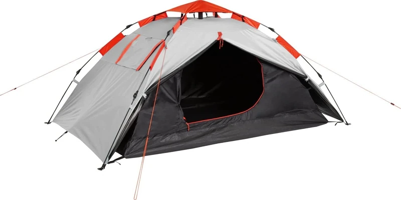McKinley Easy Up 3 Pop-Up Tents Grey Light/Red One Size