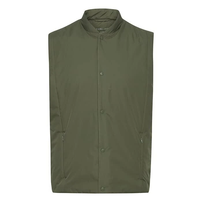 Casual Friday Men's Oates 0031 Thinsulate Vest OTW Jacket, 190312/Beetle, L