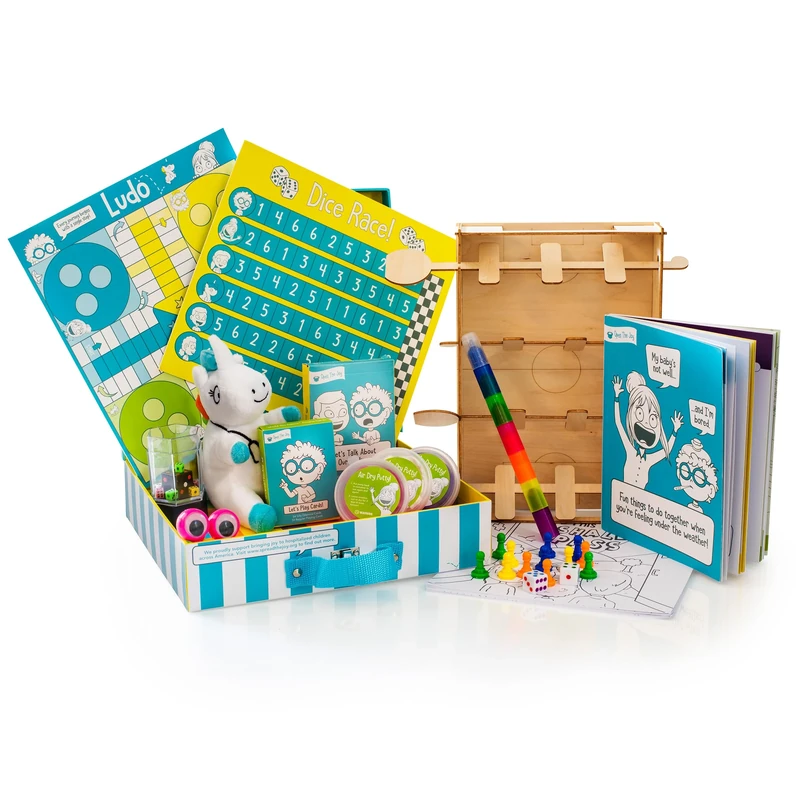 The Feel Better Box, Get Well Soon Box, Games For Kids, Feel Better Soon Gift, Ages 4+