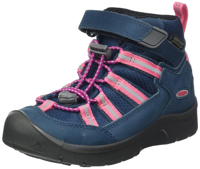 KEEN Unisex Kids Hikeport 2 Sport Mid Waterproof Hiking Boot, Blue Wing Teal Fruit Dove, UK
