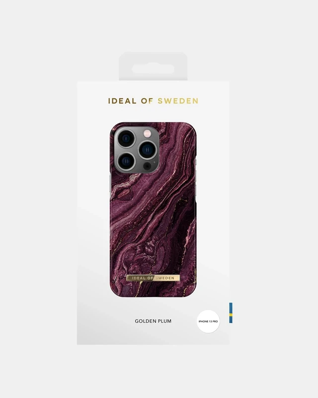 iDeal Of Sweden Fashion iPhone 13 Pro Case Gold Plum