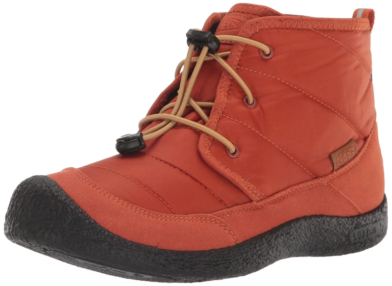 KEEN Unisex Kids Howser 2 Waterproof Chukka Boot, Potters Clay Black, 3 UK
