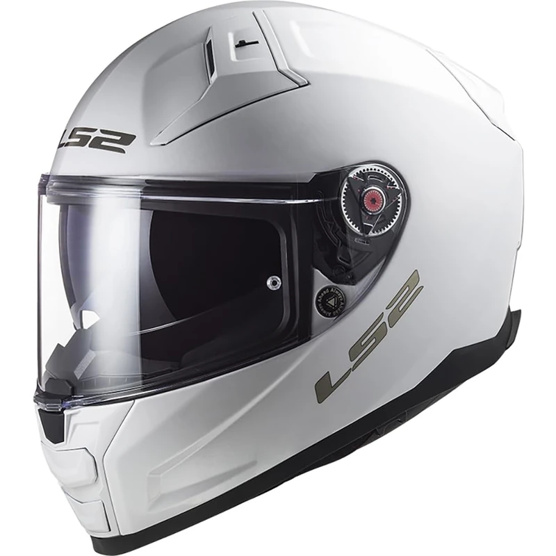 LS2, Vector II Integral Motorcycle Helmet Gloss White, S
