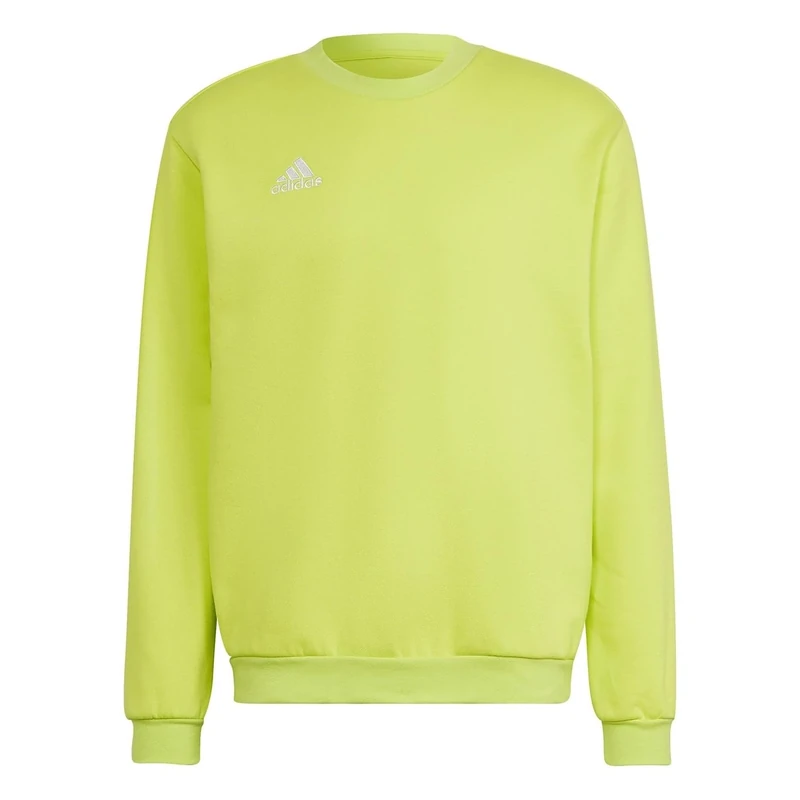adidas Men's Entrada 22 Sweatshirt, Team Semi Sol Yellow, L