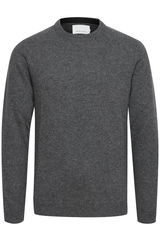 CASUAL FRIDAY Men's Karl Crew Neck Bounty Knit Pullover, 50817/Pewter Mix, XXXL