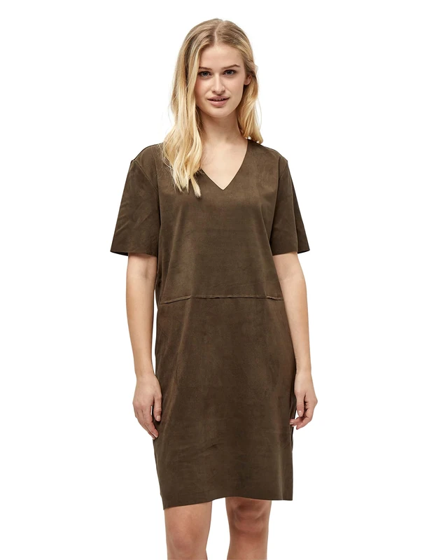 Desires Women's Erisa V-Neck Dress 3655 Beluga M