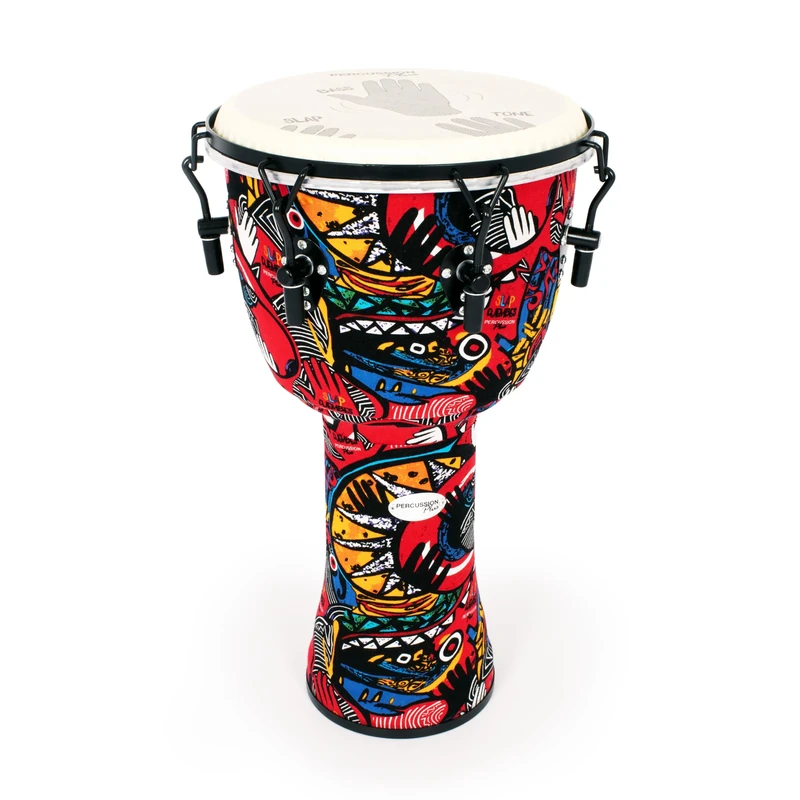 Percussion Plus Slap Djembe - Carnival, mechanically tuned 12" head