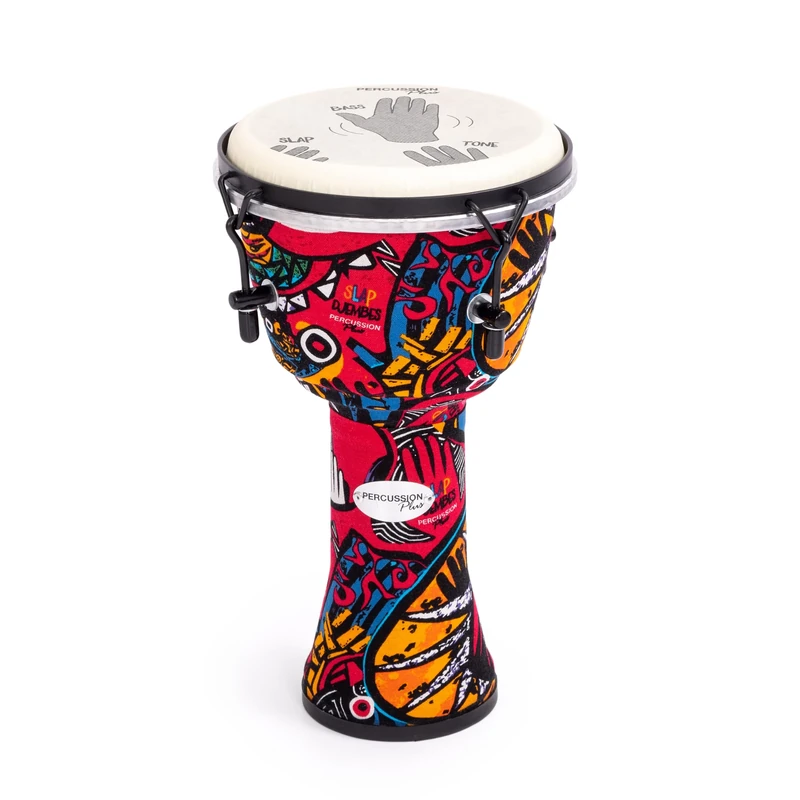 Percussion Plus Slap Djembe - Carnival, mechanically tuned 8" head