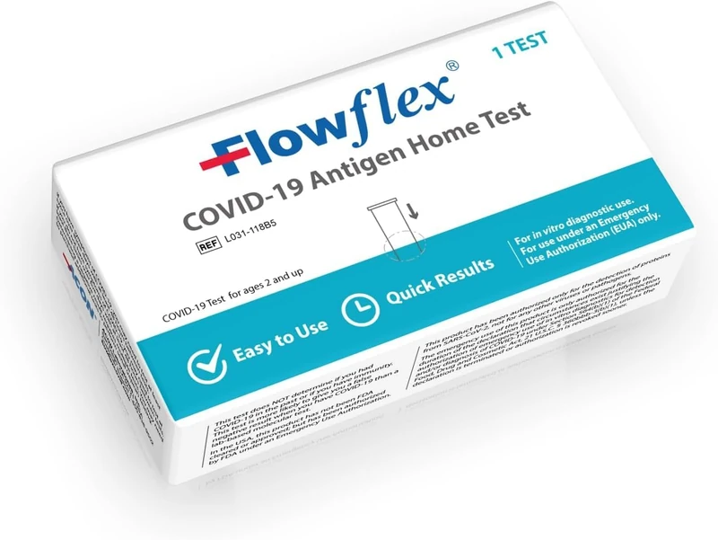 Flowflex Easy-to-use COVID-19 Lateral Flow Tests, Multi-Pack for Home & Business Use | Lateral Flow Test Kit | Pack of 25 Tests, with Clear Instructions | Antigen Rapid Tests - Rapid Results - Image 1