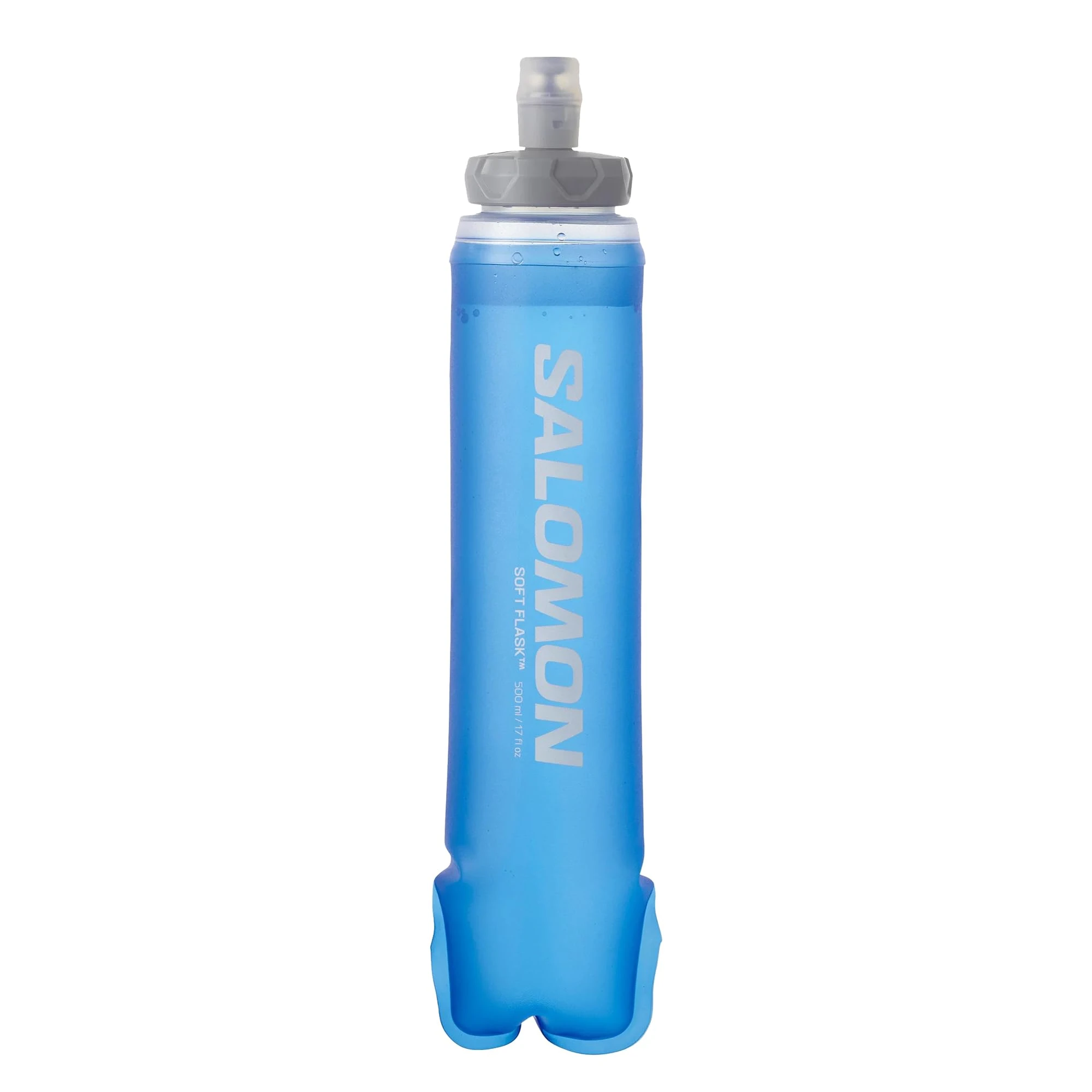 Salomon Soft Flask 500ml/17oz 42 Unisex Hydration, Easy to Use, Comfort, and High-flow Valve, Blue